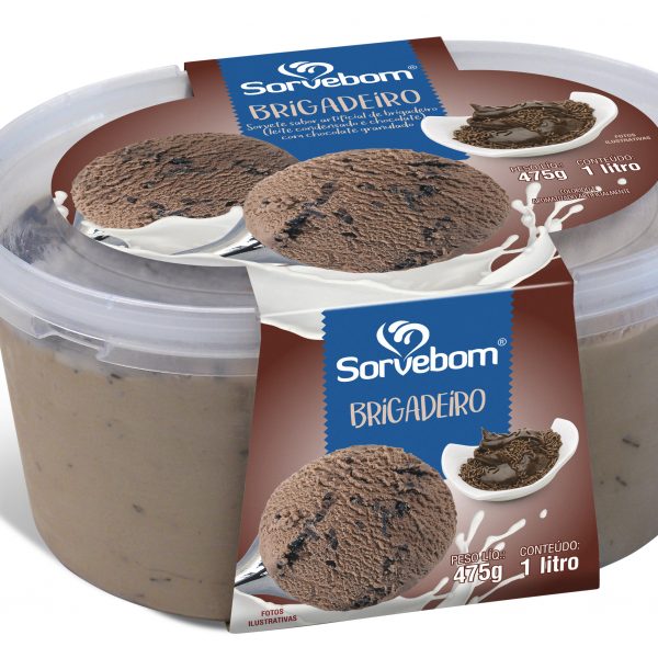 Sorvete Brigadeiro 1L