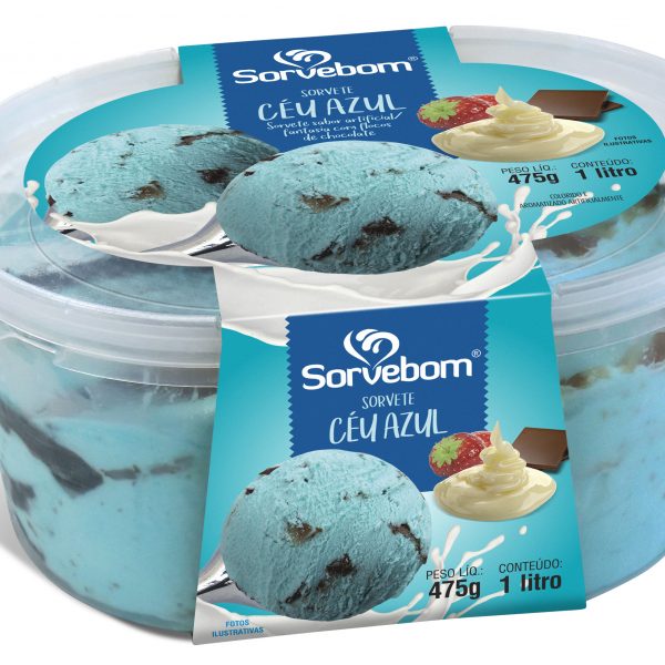 Sorvete Céu Azul 1L