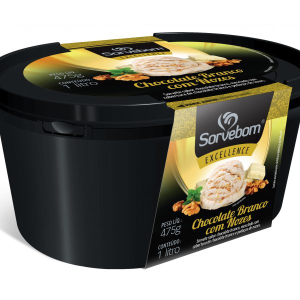 Sorvete Excellence Choco Nozes 1L